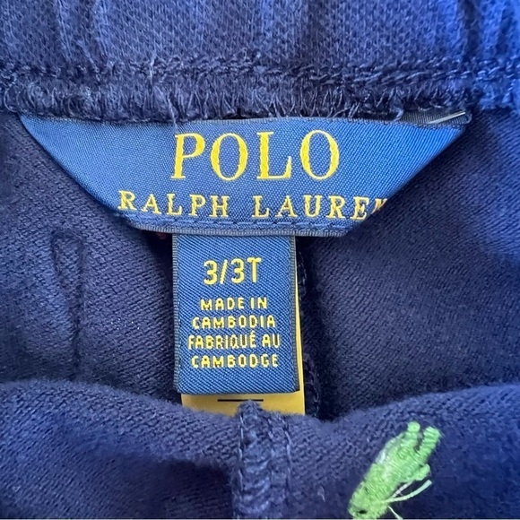 Polo Ralph Lauren Multicolor Embroidered Pony Shorts Girl’s Size 3T Blue - Picture 5 of 5